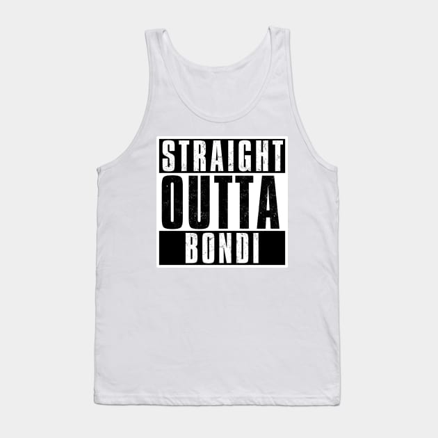 STRAIGHT OUTTA BONDI Tank Top by Simontology